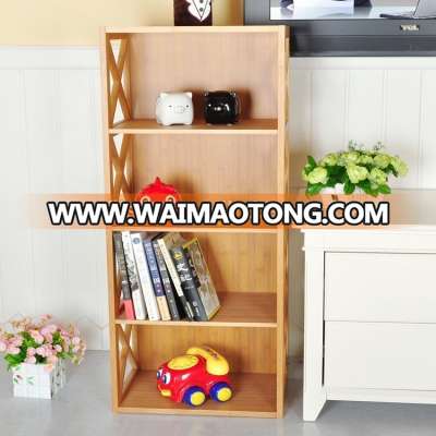 bamboo show shelf, wooden display rack shelf